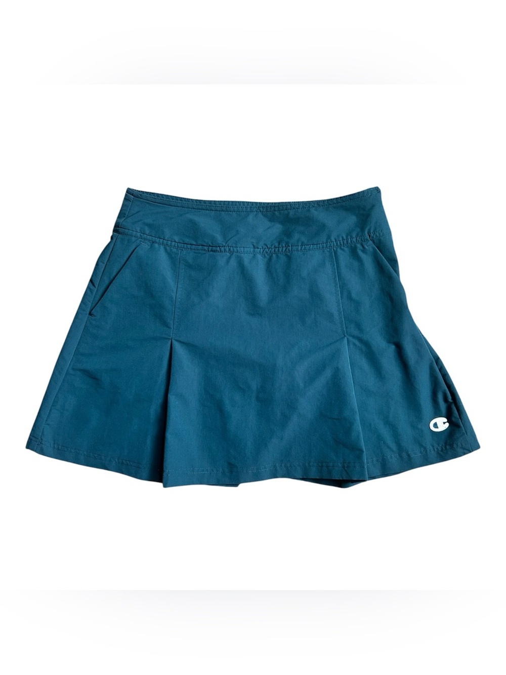 Champion Women’s Teal Nylon/Spandex Pleated Skort size 4